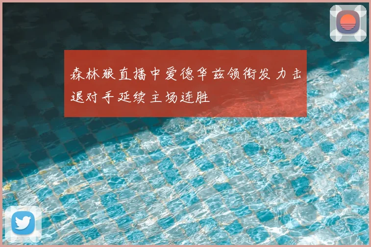 森林狼直播中爱德华兹领衔发力击退对手延续主场连胜
